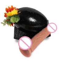 XISE 20cm double couche gode en silicone vraie bite gros pénis adulte jouet sexuel en gros caoutchouc Dong pour femmes homosexuels hommes