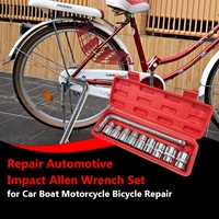 Kit de 10 douilles universelles à poignée en L 1/2 standard, outils à main, jeu de clés à douilles pour la réparation automobile et l'équipement