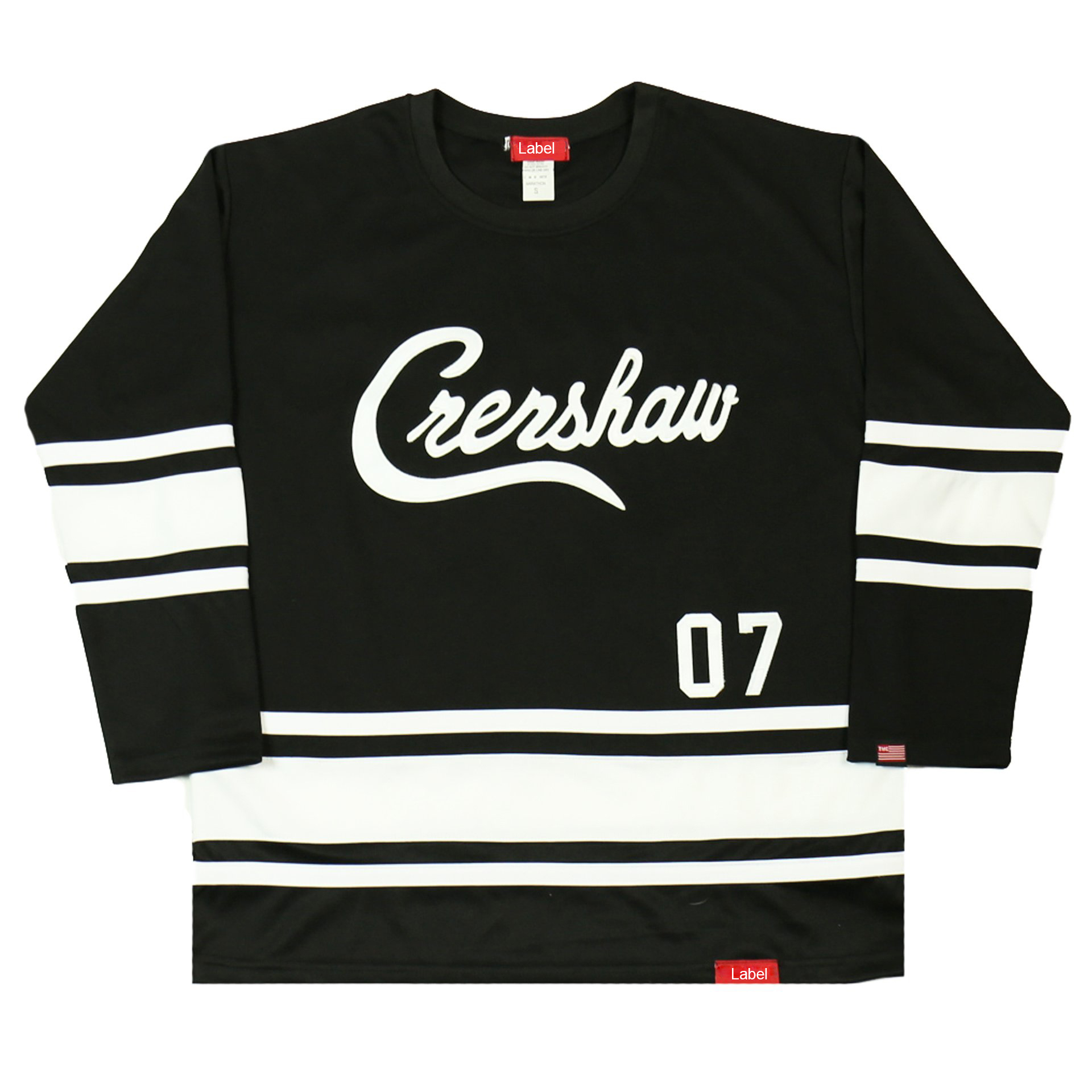 High quality vintage funny sublimation embroidered long sleeve custom man ice hockey jersey