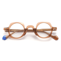 Monturas de Gafas de Diseño Retro Vintage Italiano, Monturas Ópticas de Acetato de Alta Calidad para Hombre y Mujer, Gafas con Logotipo Personalizado
