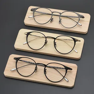 High Quality New Pure Titanium New Design Prescription Glasses Frames Wholesale Titanium Frame Eyewear Optical With Figure