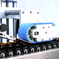 Etiqueteuse Horizontale Automatique de Tube de Petite Bouteille Ronde Etiqueteuse d'Autocollant Adhésif d'Angle de Flacon de Tube avec Mangeoire
