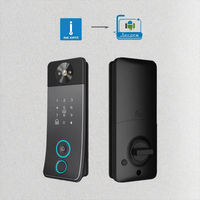Serrure de sécurité intelligente pour la maison, système de verrouillage de porte sans clé Tuya WiFi / TTLock Ble, serrure à pêne dormant pour portail principal
