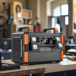 สถานีไฟฟ้าพกพา LiFePO4 ขนาด 1000W 1200W 1000WH สำหรับใช้งานกลางแจ้ง พร้อมตัวควบคุม MPPT และคลื่นไซน์บริสุทธิ์ สำหรับจ่ายไฟบ้าน - Product Image 4