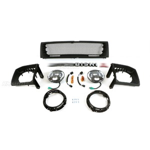 Accesorios para Mitsubishi Pajero Black Diamond V33 V43 V45 V55, Rejillas Delanteras Deportivas, Rejilla para Parachoques Delantero - Product Image 6