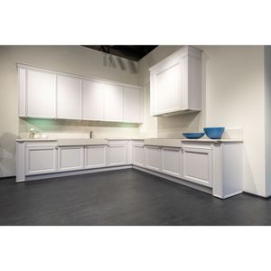 Gabinetes de Cocina <span class=keywords><strong>Prima</strong></span> con Cuerpo de Madera Sólida <span class=keywords><strong>Natural</strong></span> Pintada, Acabado con Pintura Ecológica <span class=keywords><strong>y</strong></span> Encimera de Piedra - Product Image 3