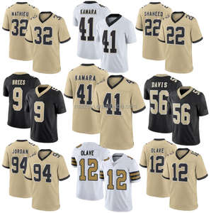 Abbigliamento da Football americano della migliore qualità #41 Alvin Kamara #32 Tyrann Mathieu #12 chris Olave #56 demario Davis # 7maglie Taysom Hill - Product Image 1
