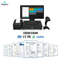 Tableta POS Profesional Android de 15.6 Pulgadas con Placa Base RK3566, USB, RJ45 para Servicio e Interacción con el Cliente