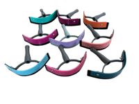 Grattoir à sueur en plastique personnalisé avec logo et marque pour le toilettage des chevaux, taille standard