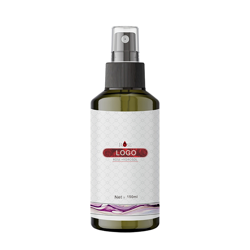 Espray hidratante de hidrosol para cara, tónico Facial, acné, pelo, piel, lino, marca privada, Floral, agua, Rosa pura