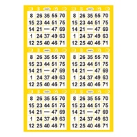 Prix de gros, design créatif unique, cartes de jeu, cartes de bingo en papier artistique 75 Ball Cards, cartes de visite, format personnalisé, film numérique