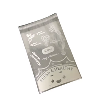 Pochette en plastique OPP personnalisée, autocollante, anti-buée, recyclable, pour l'emballage de fruits et légumes frais, avec logo personnalisé, impression flexo, pour supermarché