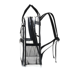 Pour <span class=keywords><strong>Amazon</strong></span> vente chaude femmes japonais à la mode PVC Transparent <span class=keywords><strong>sac</strong></span> à dos étanche fermeture éclair anti-éclaboussures natation gelée - Product Image 2