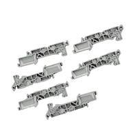 288-602 en stock – Accessoires de fixation pour bornier, neufs, originaux, connecteur allemand, pied de fixation pour rail DIN 35, gris 288 602