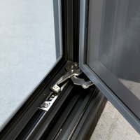 Ventanas Corredizas de Aluminio con Rotura de Puente Térmico AS2047, con Doble Acristalamiento, Ventana Corrediza de Aluminio para Casas, Resistente a Huracanes