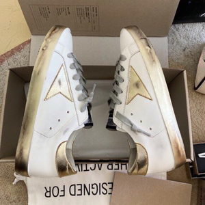 <span class=keywords><strong>Scarpe</strong></span> Sportive da <span class=keywords><strong>Uomo</strong></span> in Vera Pelle di Grande Taglia 45, Sneakers Classiche Dorate con Lacci per Donna, Ideali per l'Inverno - Product Image 3