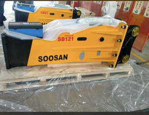 Martillo hidráulico SOOSAN SB121 con caja tipo silencio nueva condición con motor y componentes del núcleo del motor - Product Image 2