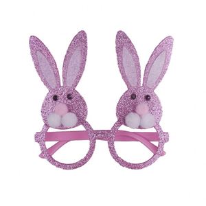 Gafas de Orejas de Conejo con Brillantina para Disfraces y Decoración de Fiestas de Pascua - Product Image 3