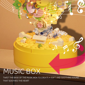 CAYI 2026 Coffret <span class=keywords><strong>de</strong></span> construction Château Musical avec Lumières LED 601 pièces Blocs <span class=keywords><strong>de</strong></span> Construction Château Fantastique Fleuri pour Enfants Cadeaux & Vente en Gros - Product Image 4