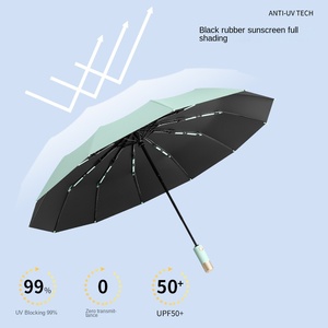 ร่มอัตโนมัติ 72 ก้าน ขนาดใหญ่ สำหรับผู้หญิง พับได้ รุ่นใหม่ ปุ่มเดียว พับเก็บได้ทั้งหมด ป้องกันลมแรง กันแดด - Product Image 4