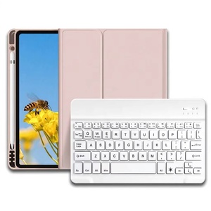 Custodia in pelle con tastiera Bluetooth per <span class=keywords><strong>Lenovo</strong></span> <span class=keywords><strong>Tab</strong></span> <span class=keywords><strong>M10</strong></span> Plus 3a generazione TB-125FU TB-128FU 10.6" con supporto magnetico rimovibile per penna - Product Image 2