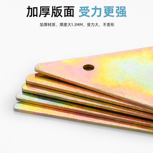 Stainless Steel Triangular Connector For Furniture Cabinet Table Chair Corner Bracket Durable Support Fixing Piece - Product Image 5