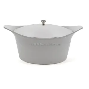 Anpassbare Cocotte Auflauf form 24CM 28CM Auflauf form aus Aluminium guss Personalisieren Sie Töpfe für das Kochset