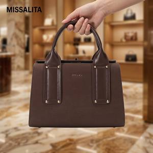 Sacs à main pour femmes, fabricant de sacs de luxe en cuir PU de Guangzhou, vente en gros, ensemble de sacs à main 2-en-1 avec portefeuille par Miss Alita - Product Image 1