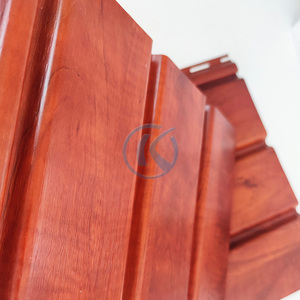 Panel de Techo de PVC Laminado con Película de Madera para Ventilación Exterior, Impermeable, de 12 Pulgadas, Personalizado, para Aleros de Techo - Product Image 2