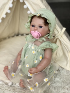 Dongguan Boutique Gril รูปแกะสลักเกิดใหม่ขนาด65ซม. ตุ๊กตาลากควีนสไตล์แอฟริกาใต้ - Product Image 4