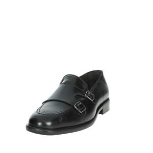 Mocassins en cuir noir Exton Uomo 163 Nero pour hommes, chaussures habillées, taille 44 - Product Image 6