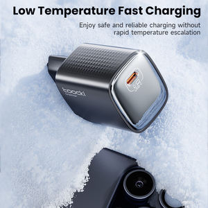 Toocki <span class=keywords><strong>Chargeur</strong></span> GaN efficace Tech plus élevé que les chargeurs traditionnels Protection contre la surchauffe de sortie 45W pour la charge de téléphone Android - Product Image 4