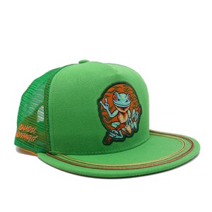 Gorra de Béisbol Trucker OEM Verde de 5 Paneles con Malla, Bordado 3D Personalizado, Diseño de Estilo Único, Unisex - Product Image 3