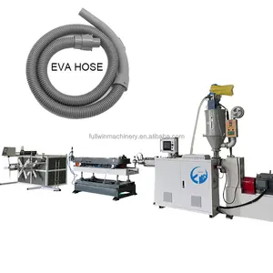 PP PE EVA naylon plastik oluklu hortum elektrik boru üretim hattı ekstrüzyon makinesi