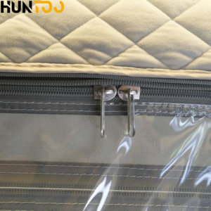 Huntoo Camper de camion tout aluminium robuste et pliable |   <span class=keywords><strong>Tente</strong></span> de toit rigide avec rangement latéral - Product Image 2