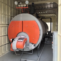 Chaudière à vapeur de 1 MW et 2 MW, alimentée au gaz, au fioul ou au diesel, contrôlée par PLC, avec accessoires complets pour hôpital