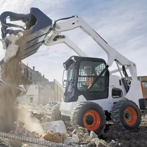 CATKING <strong>Small</strong> Mini <strong>Loader</strong> 3 4 5 Ton <strong>Wheel</strong>/Crawler Skid Steer Front <strong>Loader</strong> Cheap Earth-Moving Machinery <strong>Small</strong> Garden Backhoe - Product Image 3
