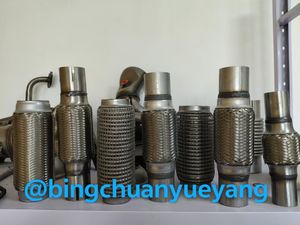 Tuyau flexible ondulé pour système d'échappement, raccord souple en acier inoxydable, norme d'émission Euro V, essence - Product Image 5