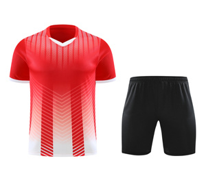Conjunto Deportivo para Adultos con Transferencia de Calor, Estilo de Alta Elasticidad, Jersey de Fútbol Sublimado, Transpirable, Personalizado con el Logotipo del Equipo de Fútbol - Product Image 2