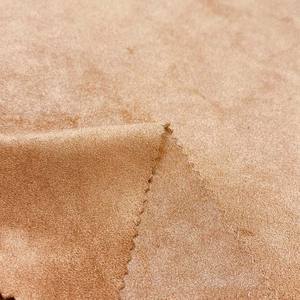 الصين مصنع النسيج النسيج المواد الخام من جلد الغزال ، أبيض جلد مدبوغ سويدي محبوك من الألياف الدقيقة/ - Product Image 4