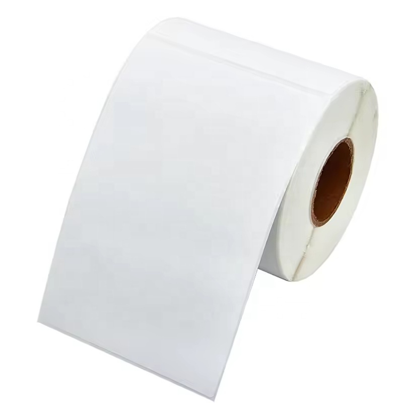 Etichette termiche autoadesive impermeabili personalizzate di fabbrica, 57*50mm 57*38mm 80*50mm, adatte a tutte le condizioni meteorologiche