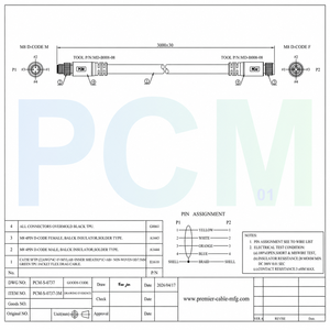 Câble d'extension M8 D-Code 4 broches mâle-femelle 3M blindé haute flexibilité compatible avec Binder pour l'automatisation Profinet EtherCAT - Product Image 6