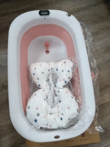 Machine à former des baignoires pliables ergonomiques, <span class=keywords><strong>serviette</strong></span> <span class=keywords><strong>de</strong></span> bain antidérapante pour <span class=keywords><strong>nouveau</strong></span>-<span class=keywords><strong>né</strong></span> - Product Image 1