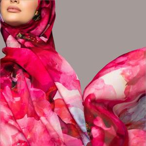 Women's Muslim <b>Print</b> Modal Hijab Custom Logo Luxurious Scarf Customizable Soft <b>Islamic</b> Fashion Comfortable Stretchy - Product Image 2