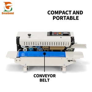 Factory Wholesale Portable Conveyor Belt Desktop Continuous Band Sealer Food Small Plastic Bag Pouch Heat Seal Sealing Machine - Product Image 1