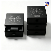 Vente directe, prix raisonnable, boîte en papier pour montre, insert en mousse personnalisé, carton robuste pour l'emballage de la marque de montres en vente au détail