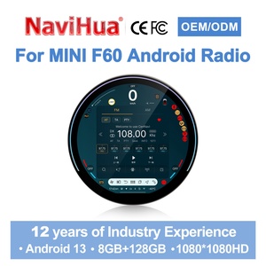 Compteur de vitesse Navihua, écran LCD rond pour tableau de bord, compatible avec BMW MINI R56/R60/F54/F60, CarPlay, système audio multimédia - Product Image 1