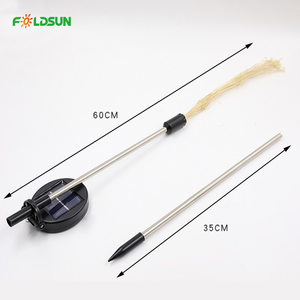 Phổ biến RGB nhiều màu 8 chế độ chiếu sáng năng lượng mặt trời <span class=keywords><strong>LED</strong></span> pháo hoa Spike đèn cảm biến chuyển động 1200 lumens IP67/IP65 cho chiếu sáng - Product Image 5