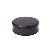 Boîte ronde en tôle alimentaire pour la cuisson de bonbons, de collations, de chocolat, de biscuits - Finition brillante, couleur et logo personnalisables
