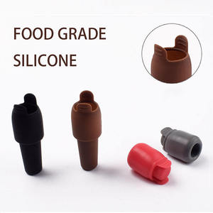 <span class=keywords><strong>Bouchon</strong></span> de bouteille de vin <span class=keywords><strong>en</strong></span> silicone 100 % alimentaire, réutilisable, scellé sous vide, pour vin rouge, champagne, accessoire de bar - Product Image 6